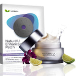 Naturaful cream jar and packaging on a white background