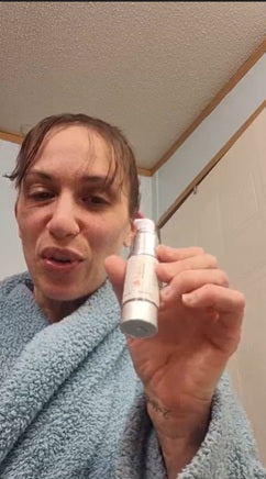 "42, and I love how its all natural. I use both the Erase Time and HaloCel and my skin is definitely smoother. Just a pea size for halocel, you dont need a lot. Crows feet got reduced and skin is not dull anymore "