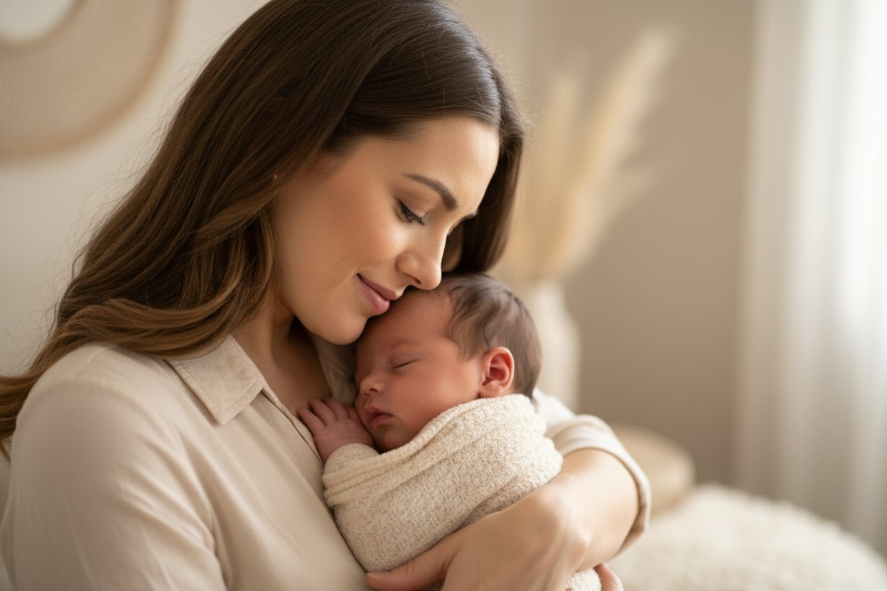 mother and baby